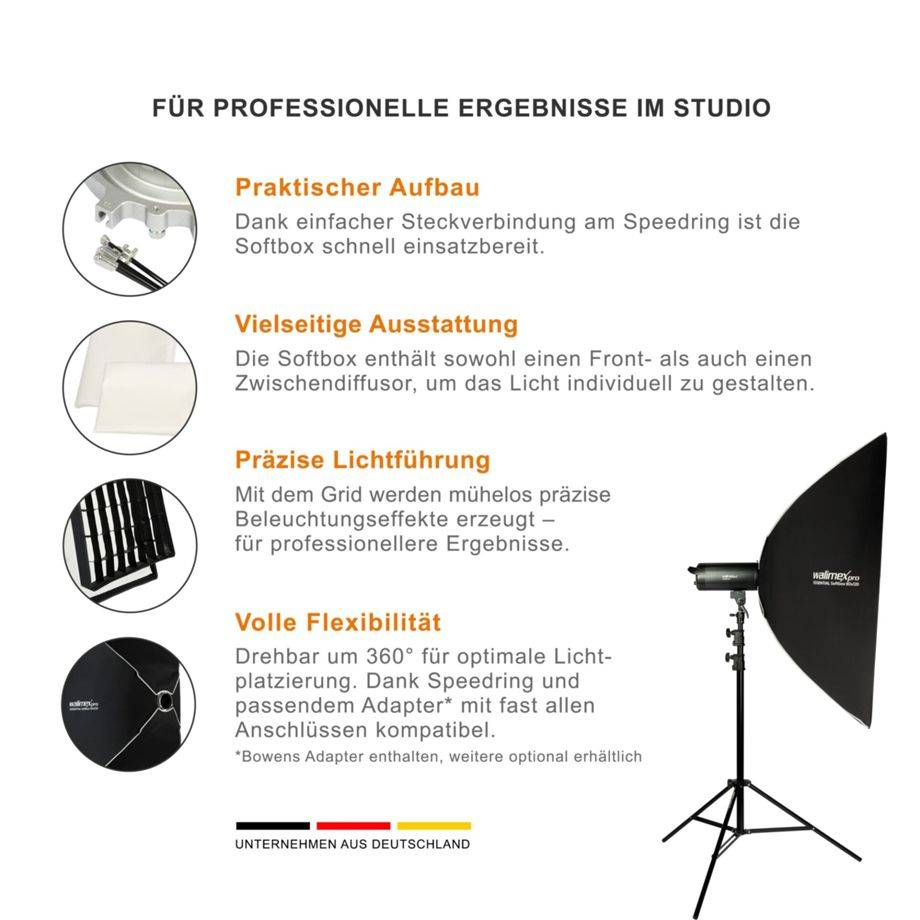 Walimex pro Softbox Essential 80x120-1