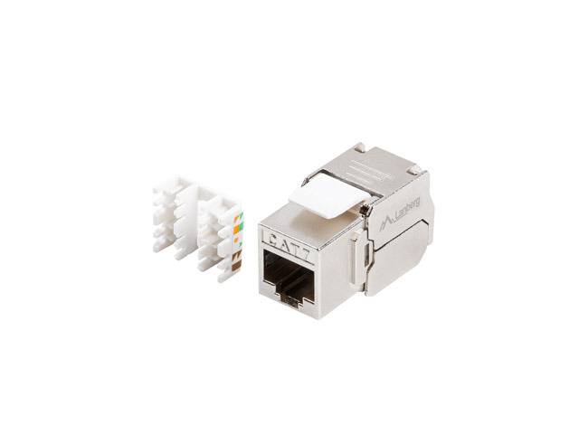 LANBERG Keystone Modul RJ45->LSA CAT.7 FTP 180° werkzeuglos Multimedia-Technik-0