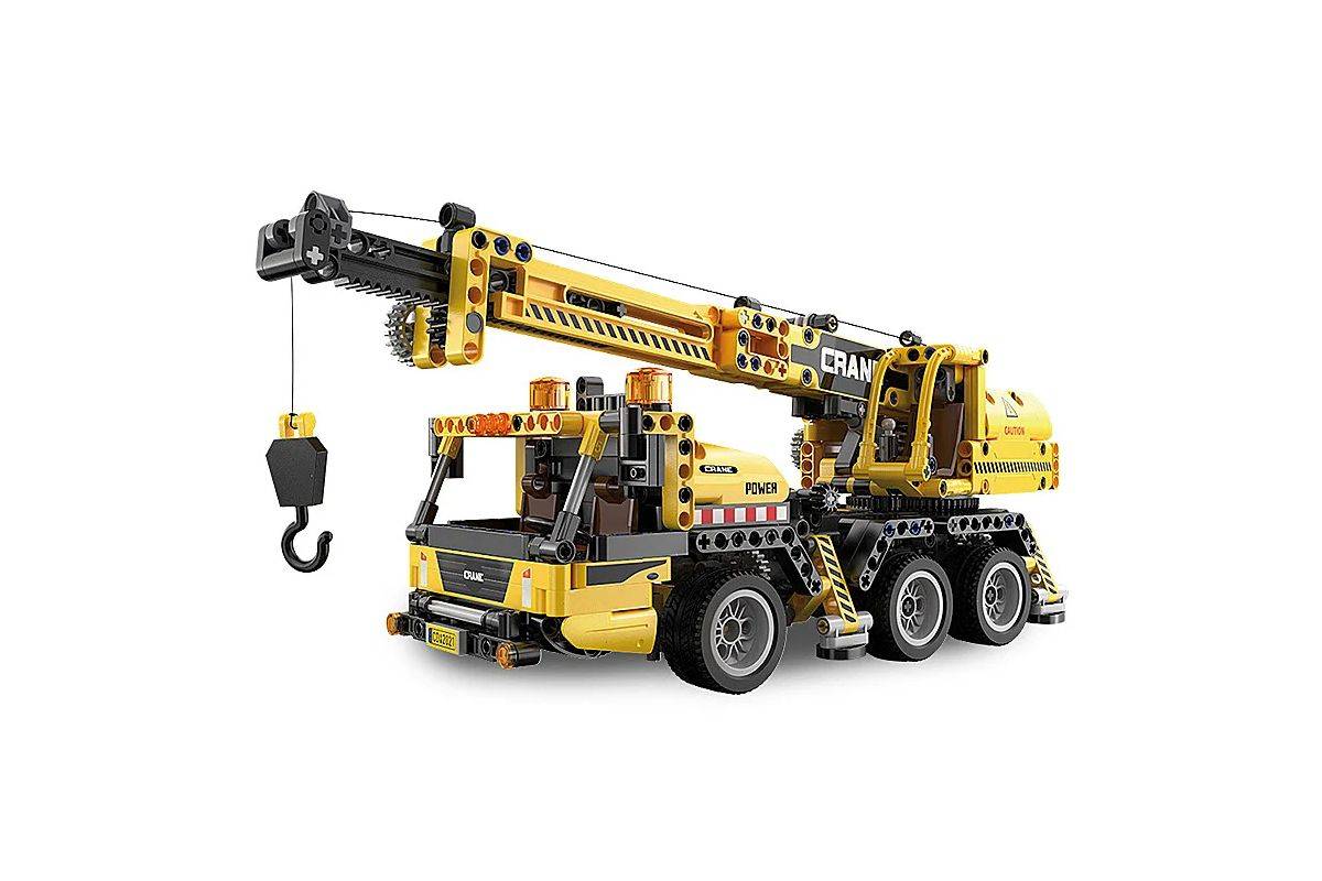 Jamara CaDA Mobilkran Bricks, Krangerät, 8 Jahr(e), Schwarz, Gelb-0