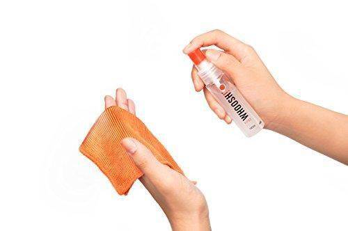 WHOOSH! Pocket 8ml 100 sprays w. cloth Non Toxic Safe for all screens-2