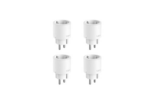 TP-LINK Tapo P115 V1 - Smart-Stecker - kabellos - 802.11b/g/n, Bluetooth - 2.4 Ghz (Packung mit 4)