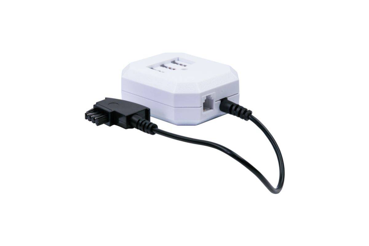 Schwaiger Telefonadapter - TAE-F (M) zu RJ-11, TAE-NFF (W)-0