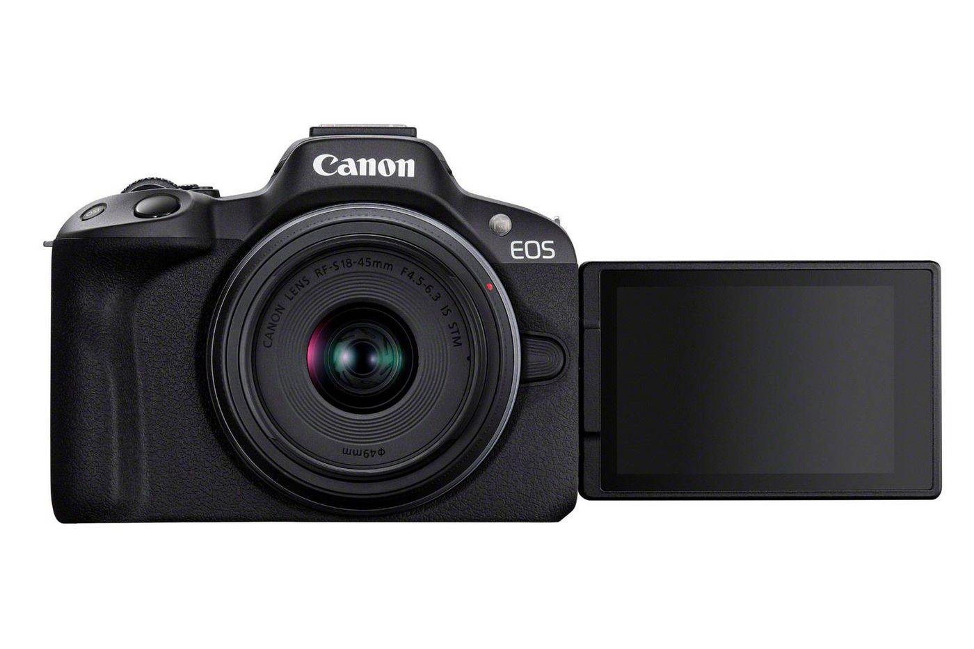 Canon EOS R50 - Schwarz + RF-S 18-45mm F4.5-6.3 IS STM Kit - 24,2 MP - 6000 x 40-1