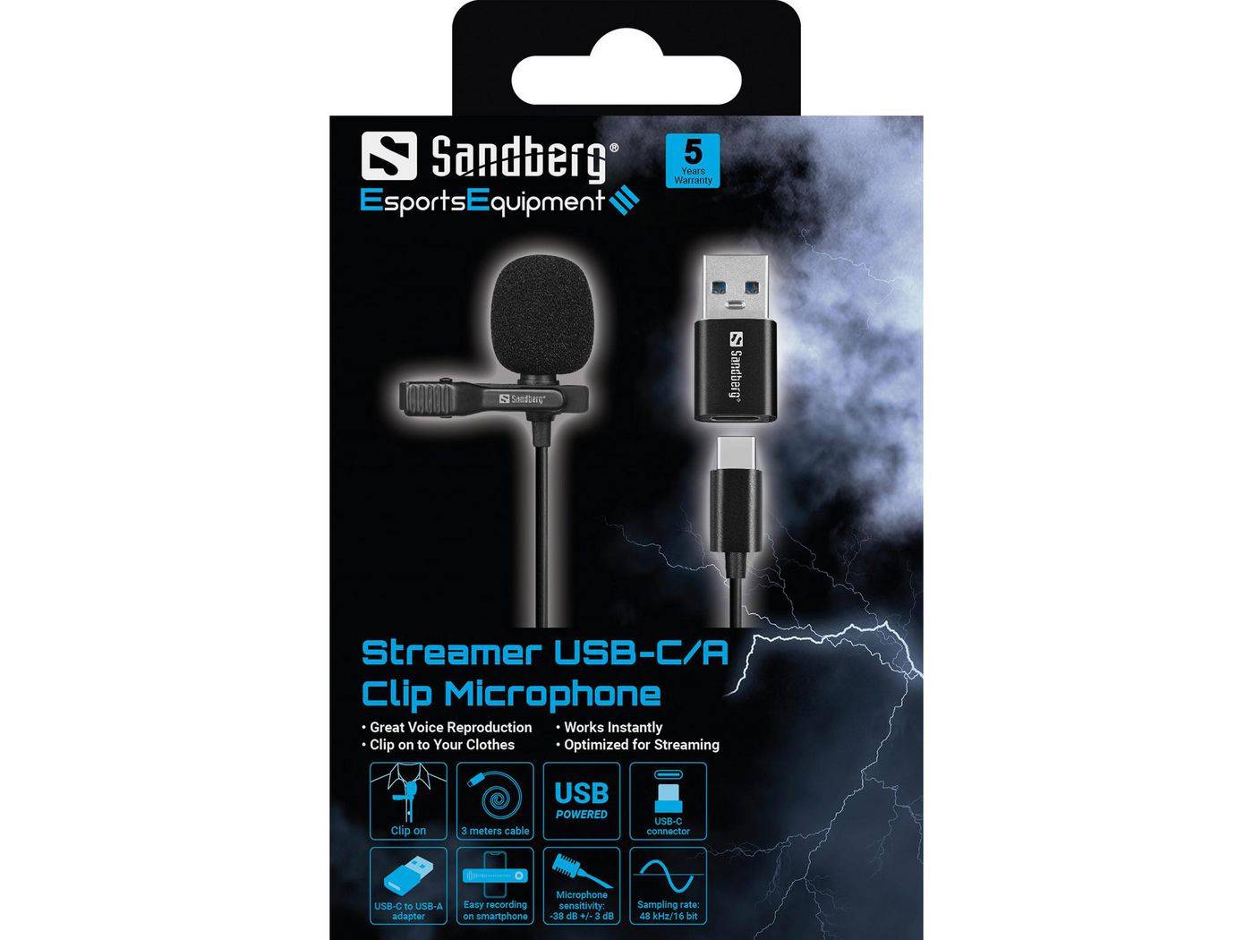 SANDBERG Mikrofon USB 3.0-4
