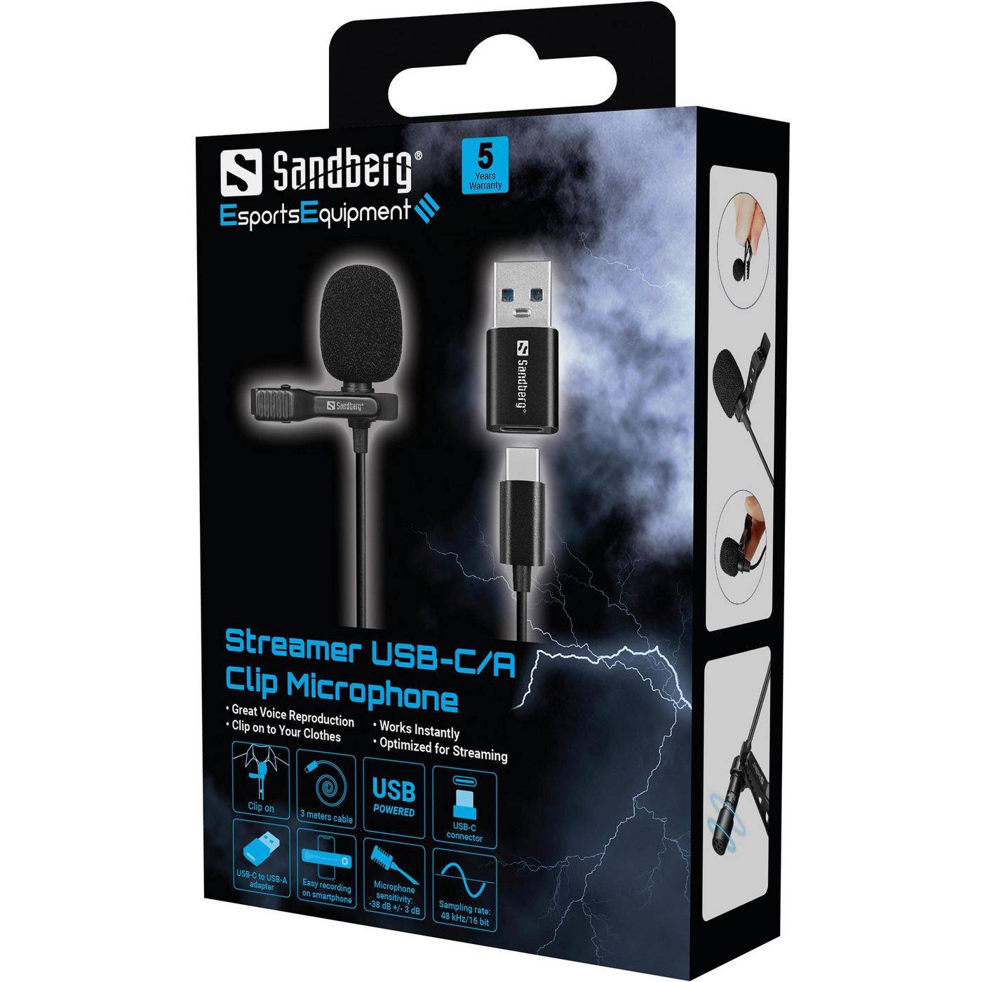 SANDBERG Mikrofon USB 3.0-5