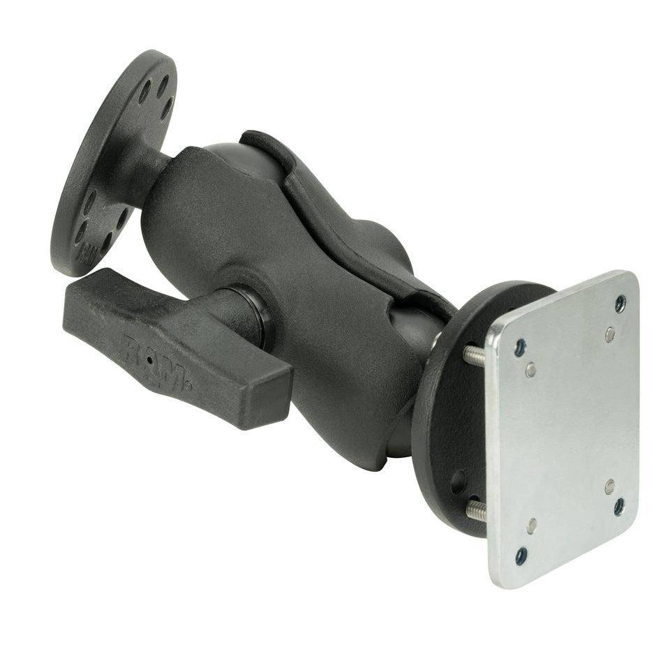 Ram Mounts RAM-101-B-225B2U - Befestigungssockel - Auto - Schwarz - Monochromatisch - Aluminium - Stahl - 521 g-1