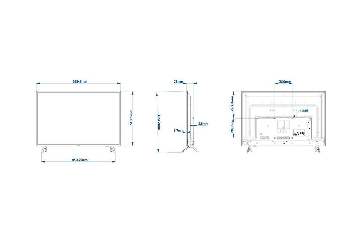 Philips Hotel-FHD LED-TV 43HFL5114/12-2