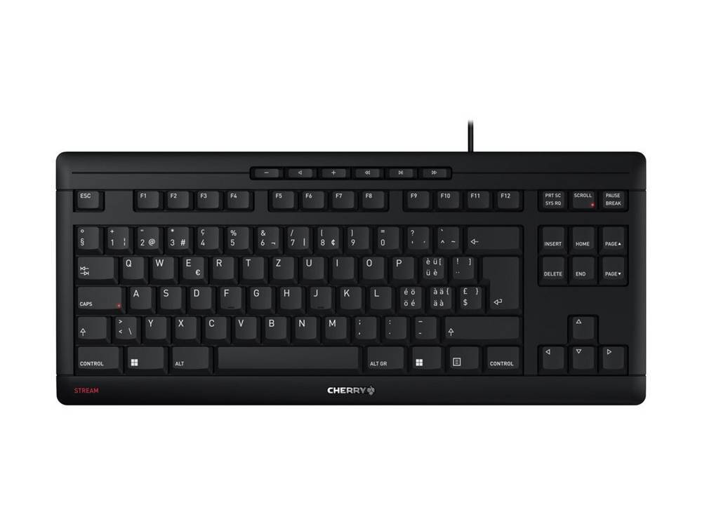 CHERRY STREAM KEYBOARD TKL - Tastatur - USB - Schweiz-1