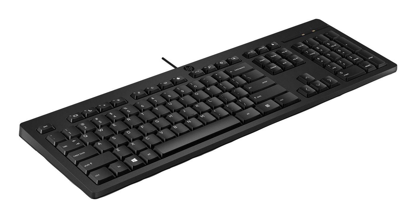 HP - 125 USB Wired Keyboard UK - Tastatur-1