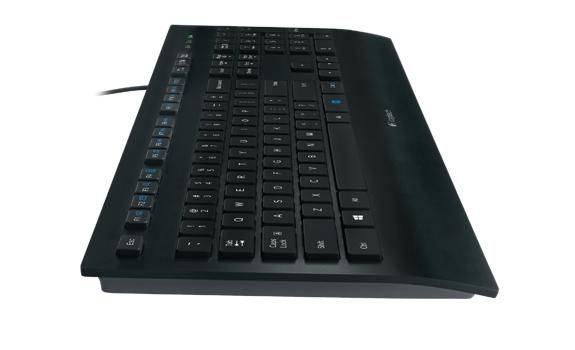 Logitech K280e USB QWERTY Nordischer Raum Schwarz Tastatur Corded Keyboard 930g Nordic OEM Black-1