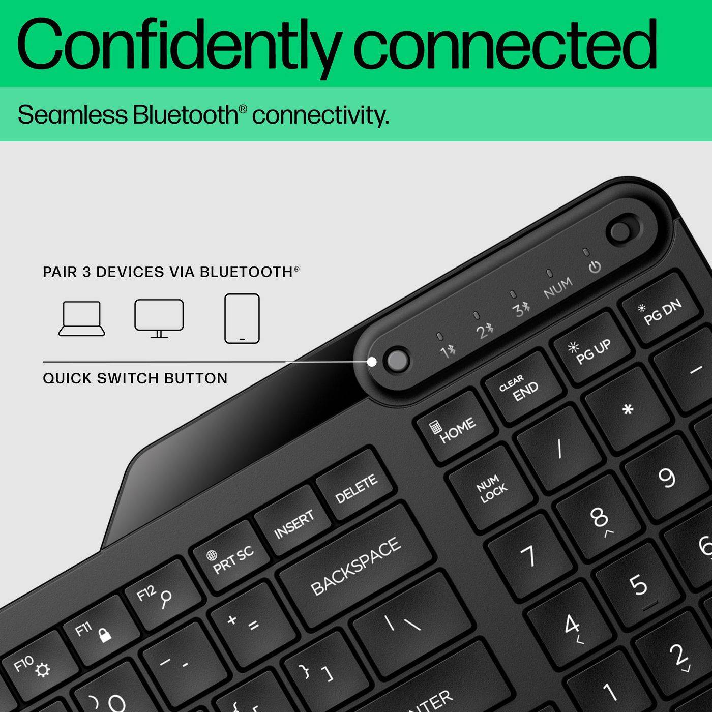HP 460 - Tastatur - Multi-Device, schnelle Kopplung-4