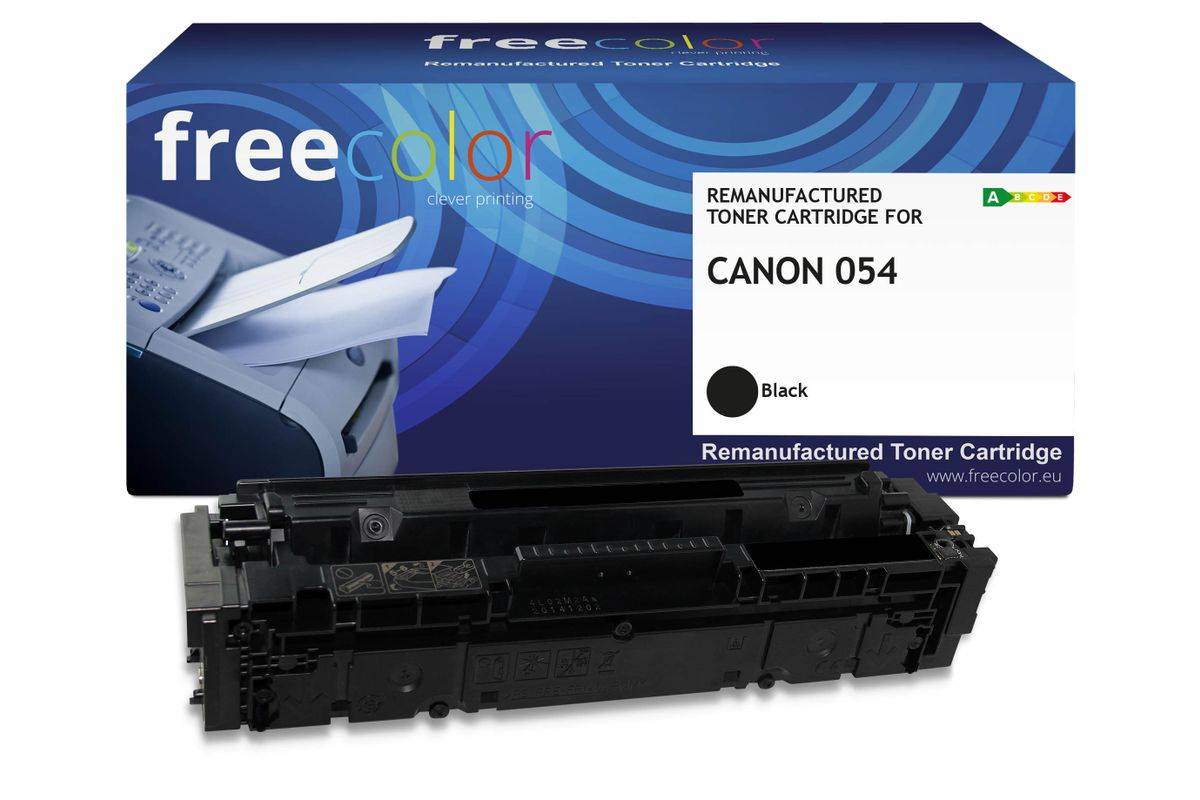freecolor Toner Canon 054 3024C002 black - Wiederaufbereitet - Kompatibel-0