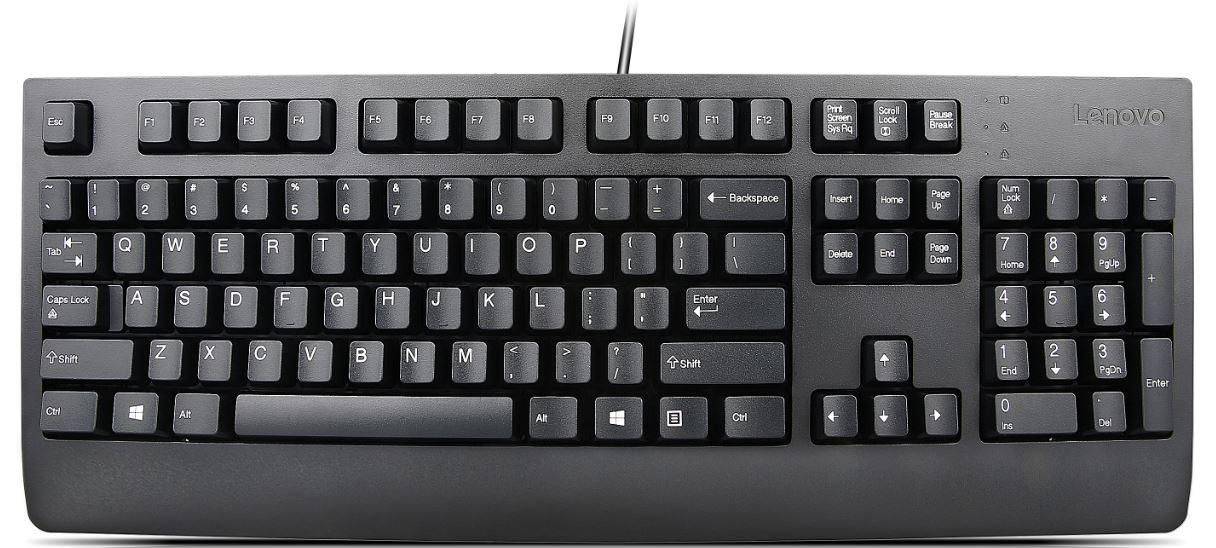 Keyboard USB TRDTNL KB BK POL-1