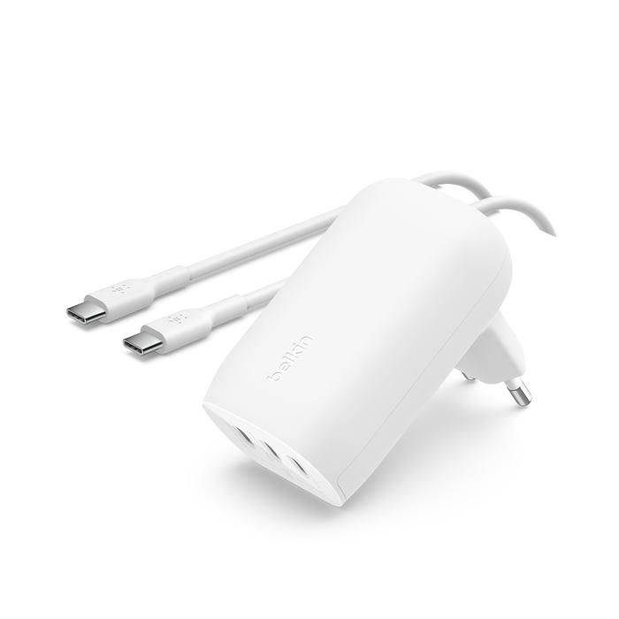 Belkin BoostCharge - Netzteil - PPS Technology - 67 Watt - 3.25 A - PD 3.0, Power Delivery 3.1 - 3 Ausgabeanschlussstell-0