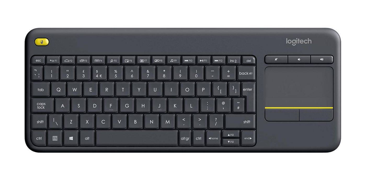Logitech K400 Plus - Mini - Kabellos - RF Wireless - Schwarz - TL: Italienisch, QWERTY-4