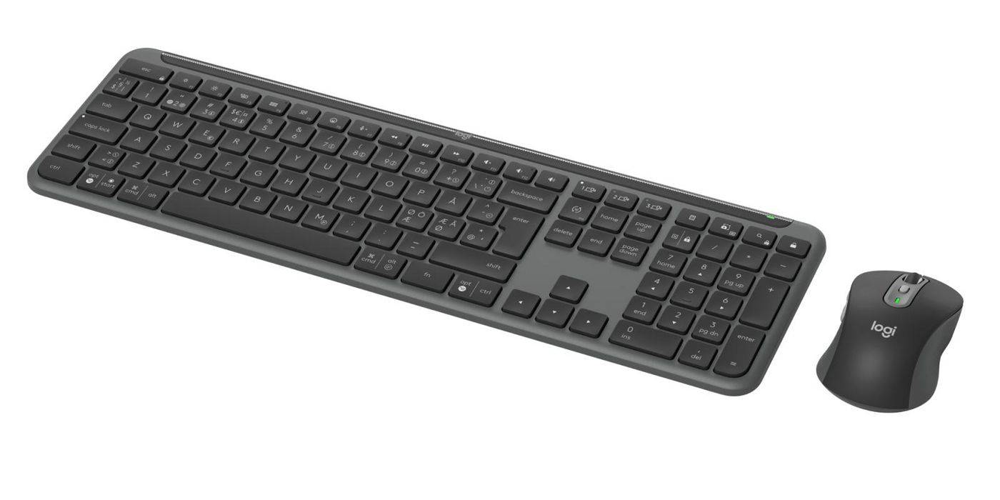 Logitech Signature Slim Combo MK950 for Business Tastatur-und-Maus-Set kabellos Bluetooth 5.1 LE QWERTY Nordisch-4