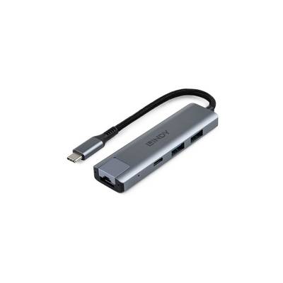 Lindy USB 3.2 Gen 2 Typ C Hub & Gigabit Ethernet Konverter-0