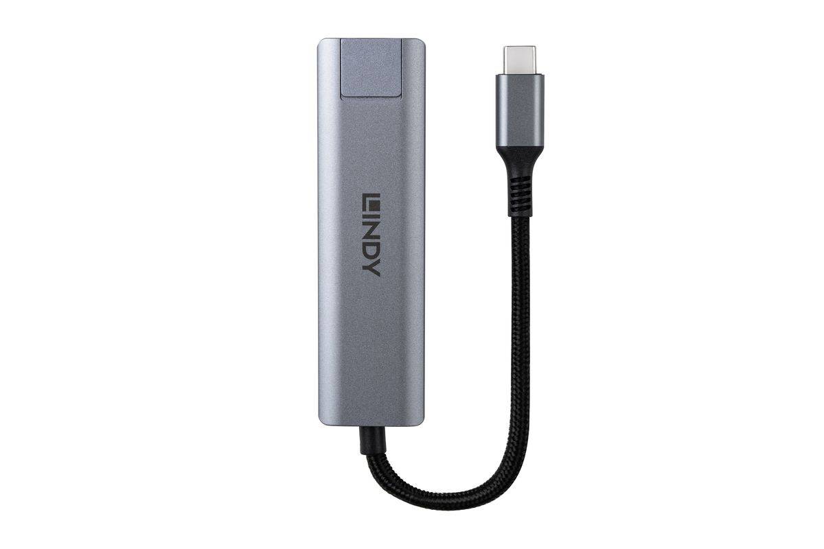 Lindy USB 3.2 Gen 2 Typ C Hub & Gigabit Ethernet Konverter-2