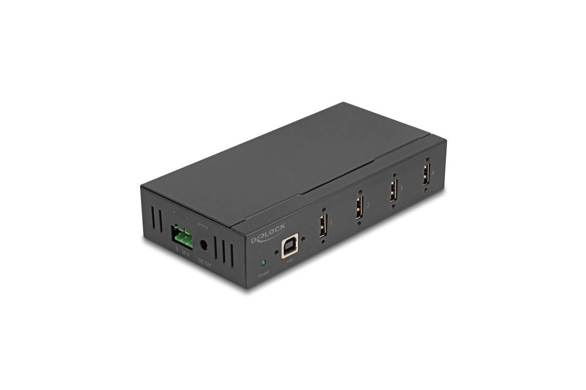 Delock Hub - mit 15 kV ESD-Schutz - 4 x USB-0