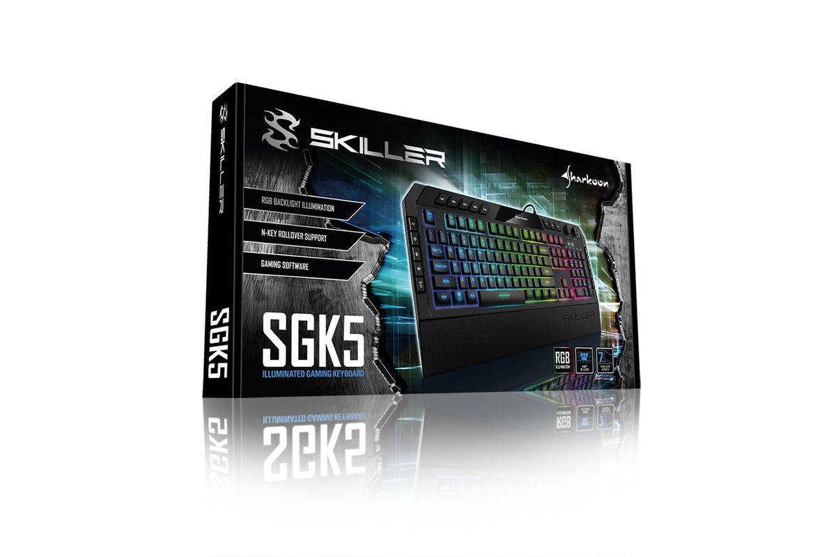 Sharkoon SKILLER SGK5 - Tastatur - hintergrundbeleuchtet - TL: Deutsch, QWERTZ-1