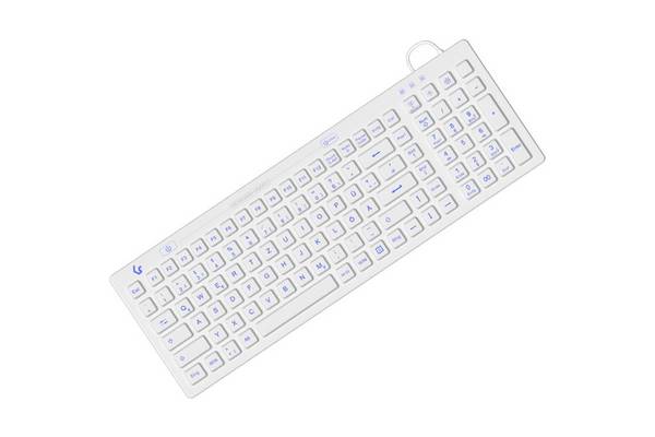 KeySonic KSK-6031INEL Tastatur USB QWERTZ Deutsch Weiß KSK-6031INEL-Wh DE - Tastatur - QWERTZ