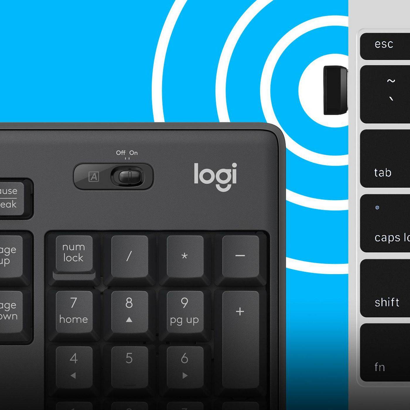 Logitech MK295 Silent Tastatur-und-Maus-Set 920-009800-5