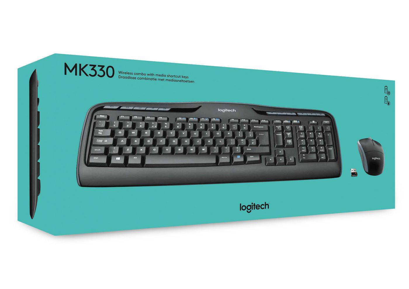 Logitech Wireless Combo MK330 - Tastatur-und-Maus-Set - TL: US, QWERTY-3