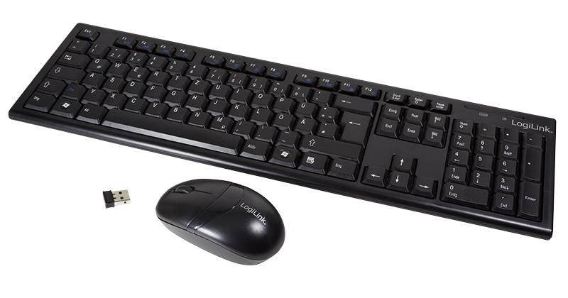 LogiLink Combo Set with Autolink - Tastatur-und-Maus-Setkabellos - 2.4 GHz-2