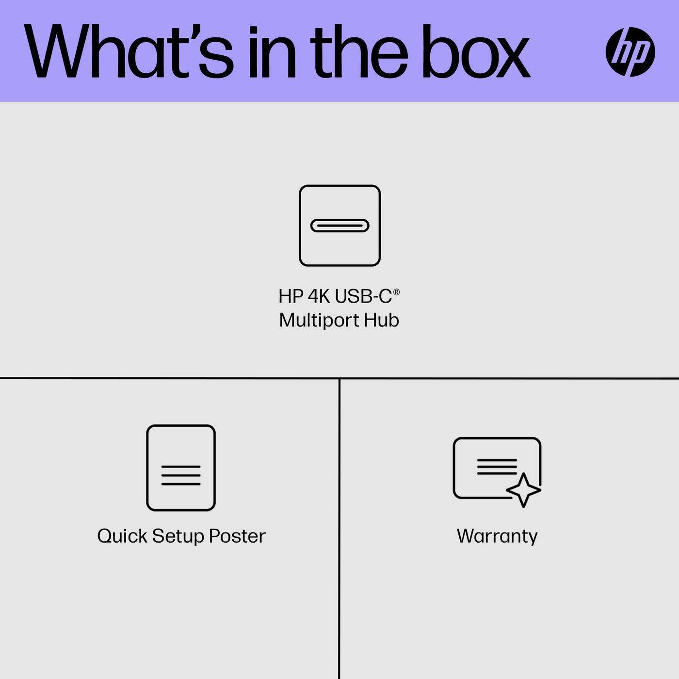 HP - Port Replicator - USB-C - DP-3