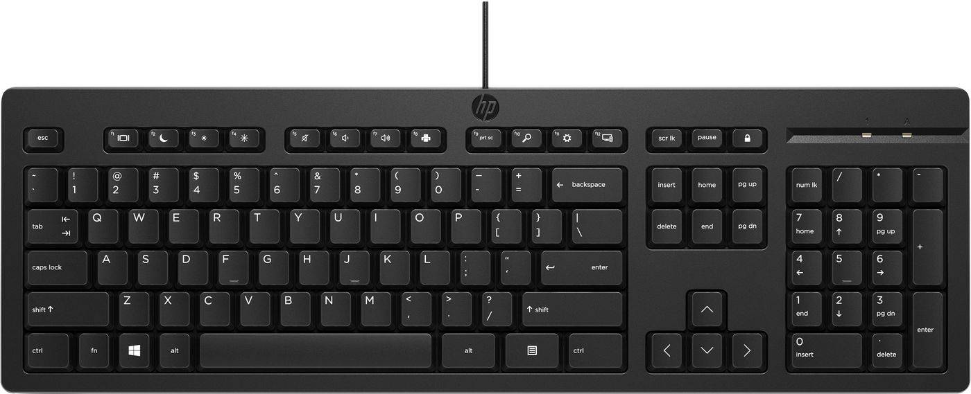 HP 125 - Tastatur - USB - QWERTY - Englischfür HP 295 G8; Chromebook x360; Elite-4