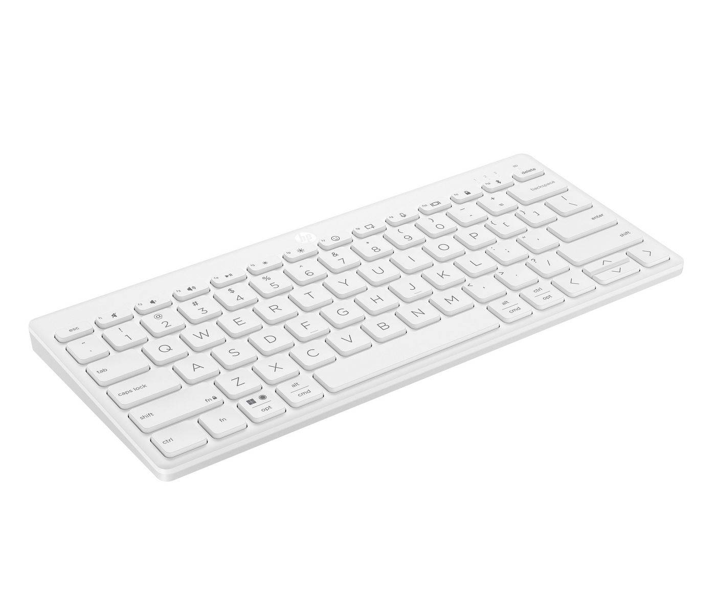 HP 350 WHT Compact Multi-Devic - Tastatur - Bluetooth 5, Mini, Kabellos, Bluetooth, Mechanischer Switch, Weiß-1