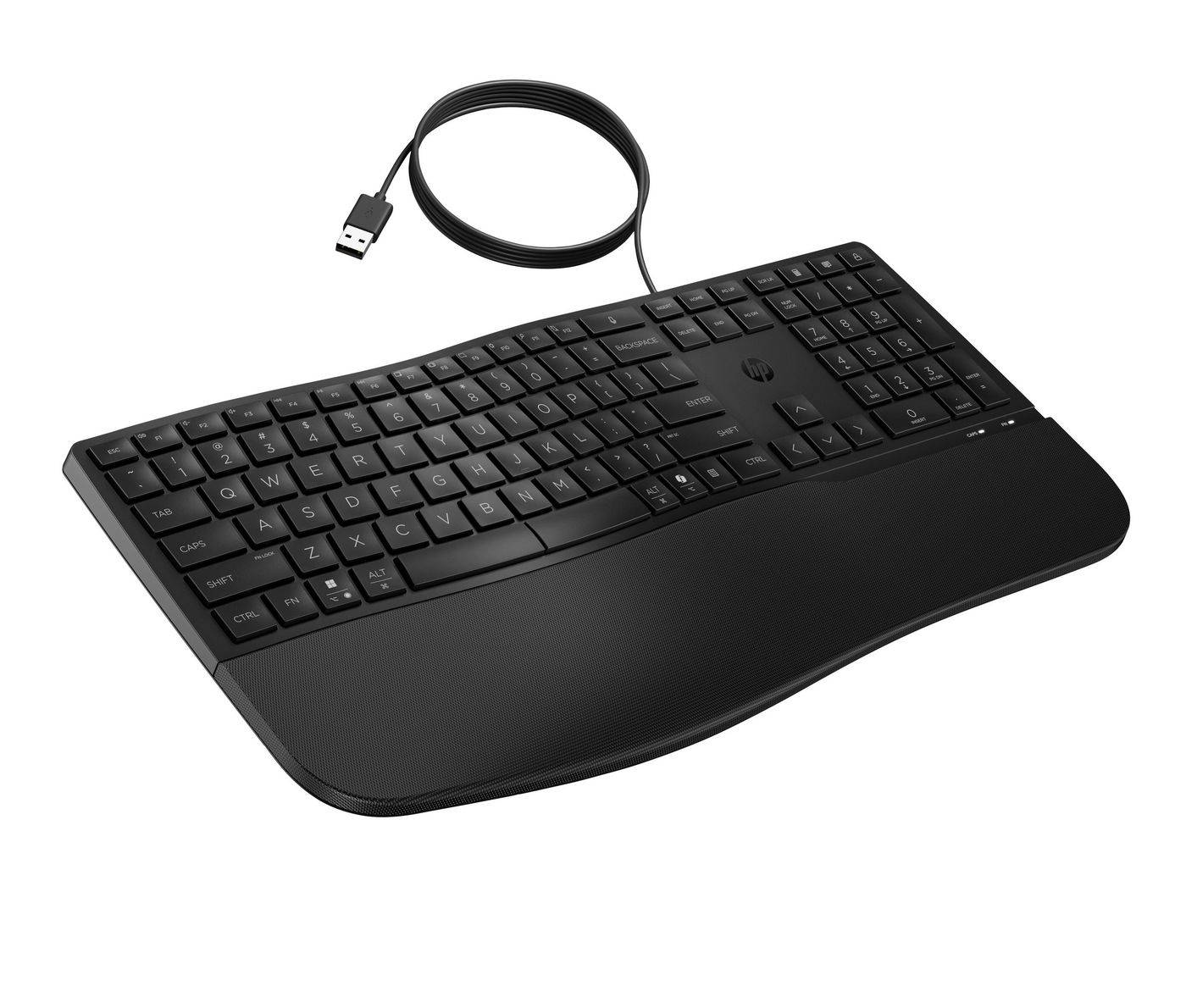 HP 485 Comfort - Tastatur - mehrere Geräte, 23 programmierbare Tasten, 3-Zonen-Layout - TL: Belgisch, AZERTY-2