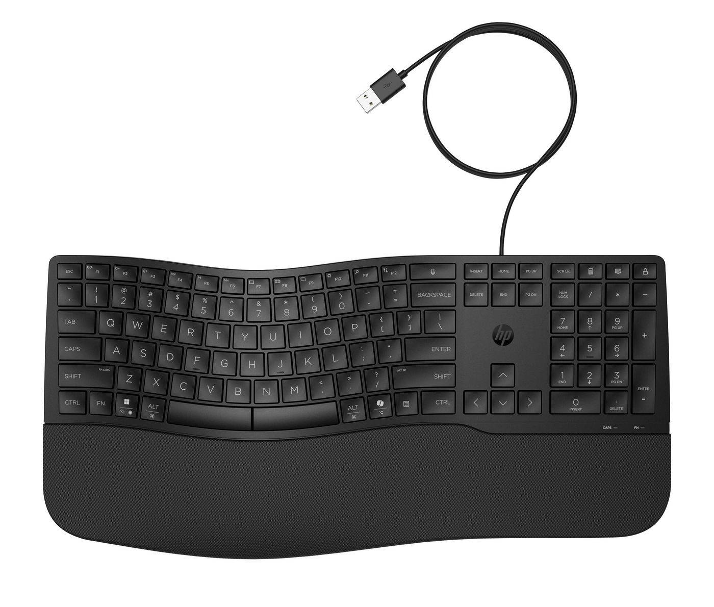 HP 485 Comfort - Tastatur - mehrere Geräte, 23 programmierbare Tasten, 3-Zonen-Layout - TL: Belgisch, AZERTY-4