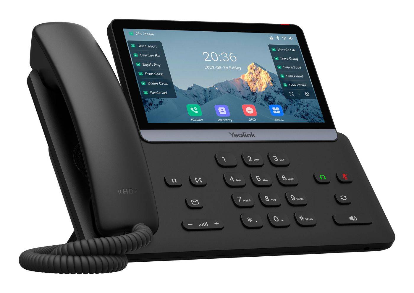 Yealink T7 Series SIP-T77U - VoIP-Telefon mit Rufnummernanzeige/Anklopffunktion-1