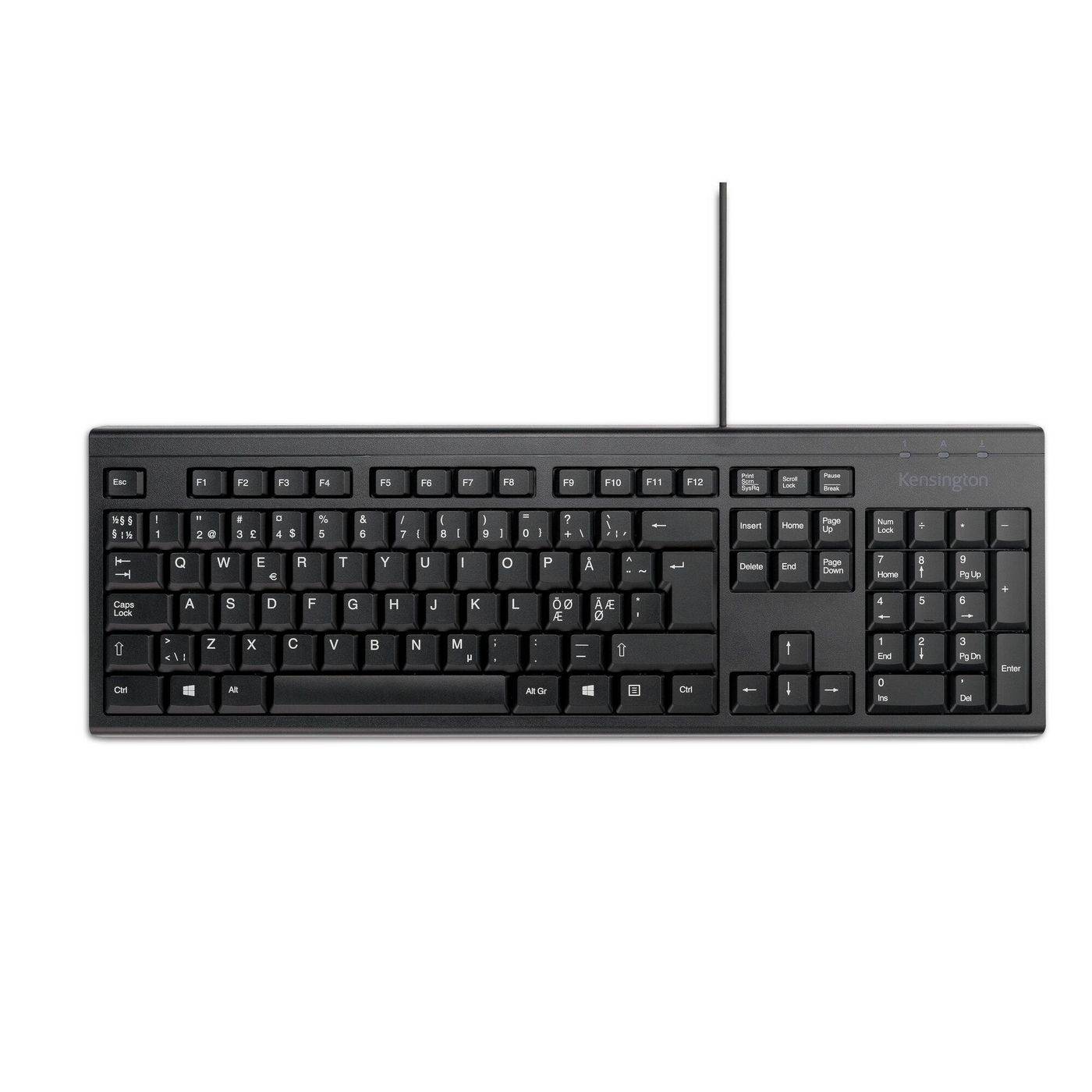 Kensington KB100 EQ - Tastatur - full size - USB - TL: Nordisch, QWERTY-3