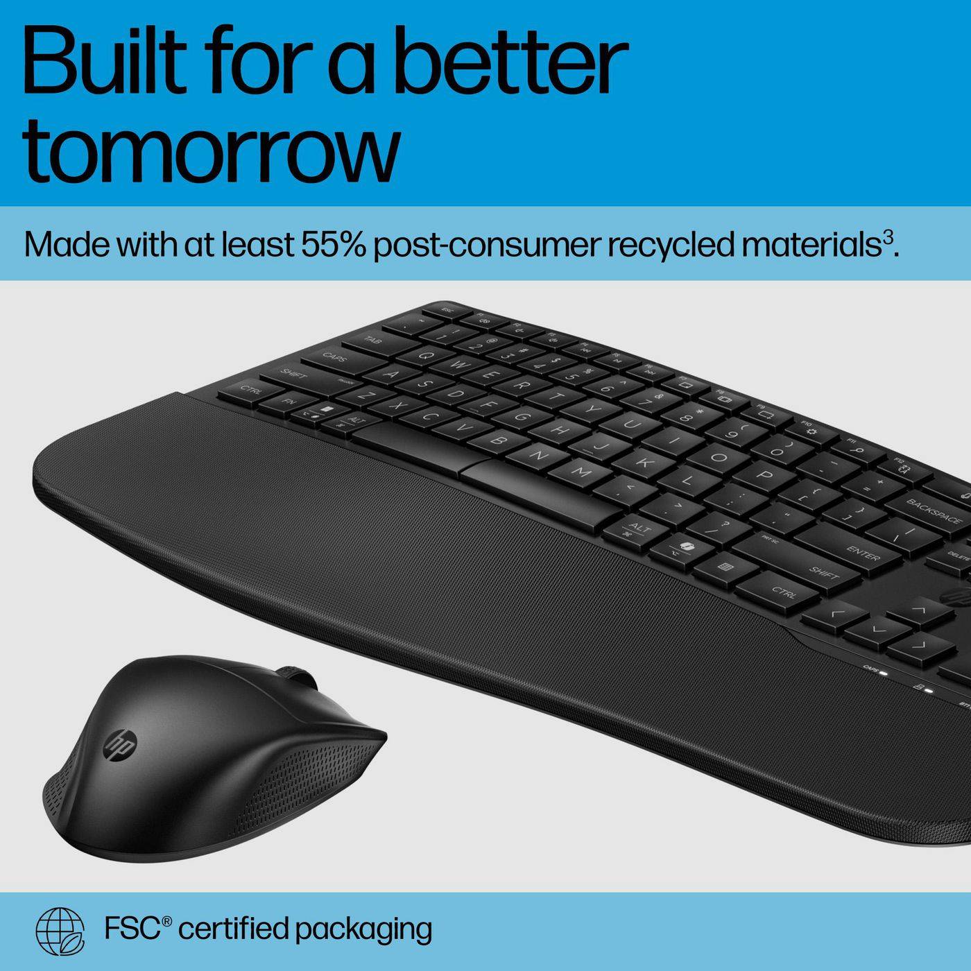 HP 685 - Tastatur-und-Maus-Set - Dual Mode, 3-Zonen-Layout, Multi-Device, 23 programmierbare Tasten, OS Auto-Detection,-2