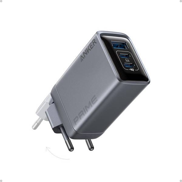 Anker Prime Ladegerät 100W, 2xUSB-C, USB-A, Schwarz A2688341