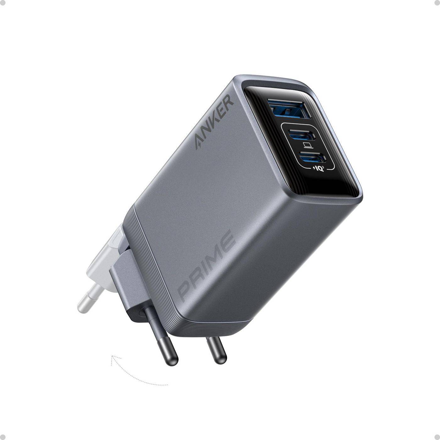 Anker Prime Ladegerät 100W, 2xUSB-C, USB-A, Schwarz A2688341-0