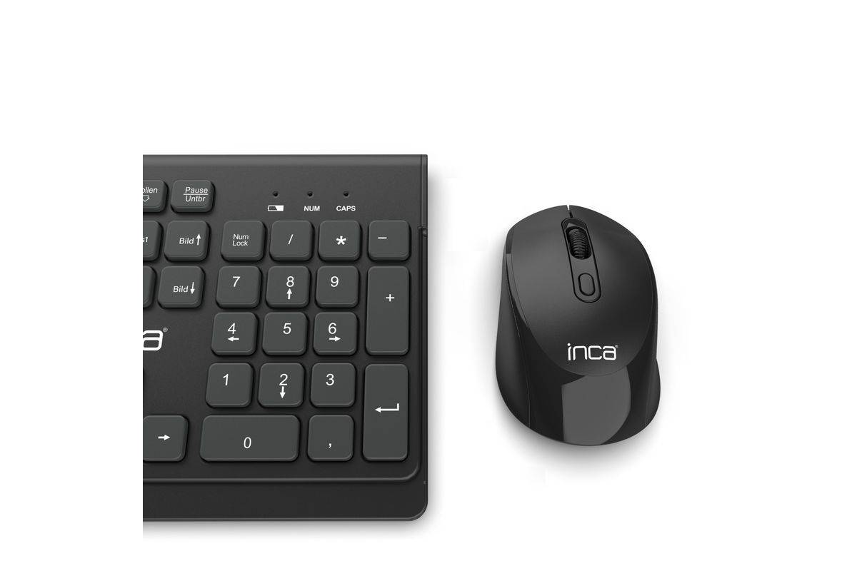 Cian Technology GmbH Tas+Maus IWS-519 Erg.Design USB-C/A DE-Layout sw retail - Maus - Maus - QWERTY-2
