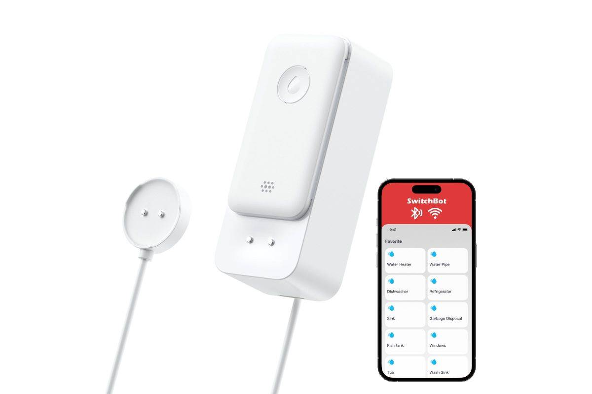 SwitchBot WLAN Wassermelder - mit Sensorkabel Multimedia-Technik SMART HOME-0