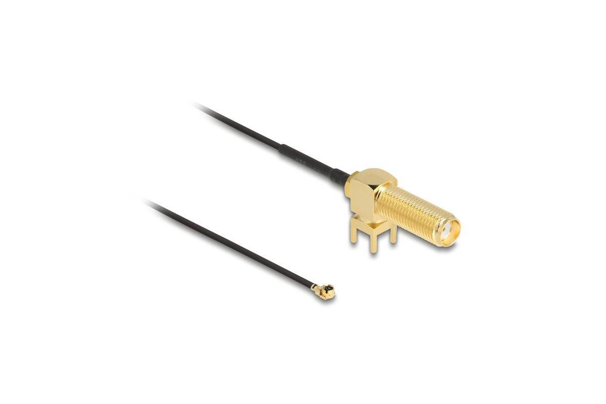 SMA 90° Antennenkabel PCB zu I-PEX MHF I, 15 cm-0