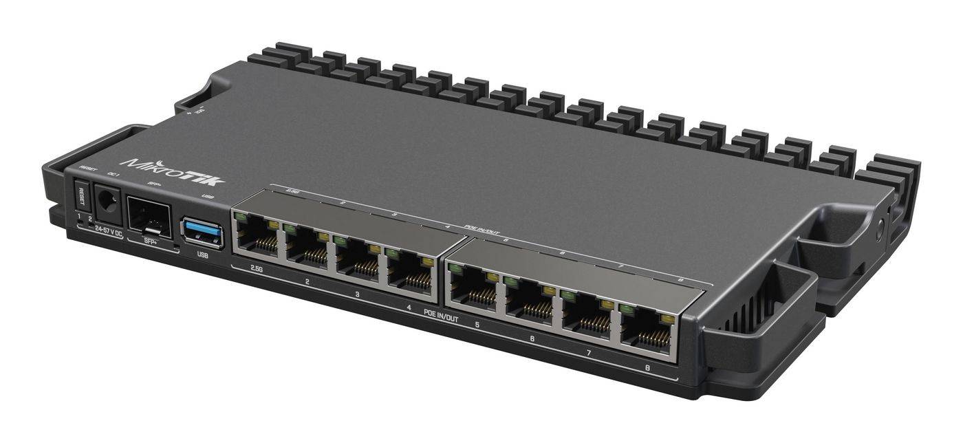 MikroTik RB5009UG+S+IN - Router - 10 GigE, 2.5 GigE - an Rack montierbar-0