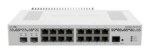 MikroTik Cloud Core Router CCR2004-16G-2S+PC - - Router - 16-Port-Switch - 10GbE