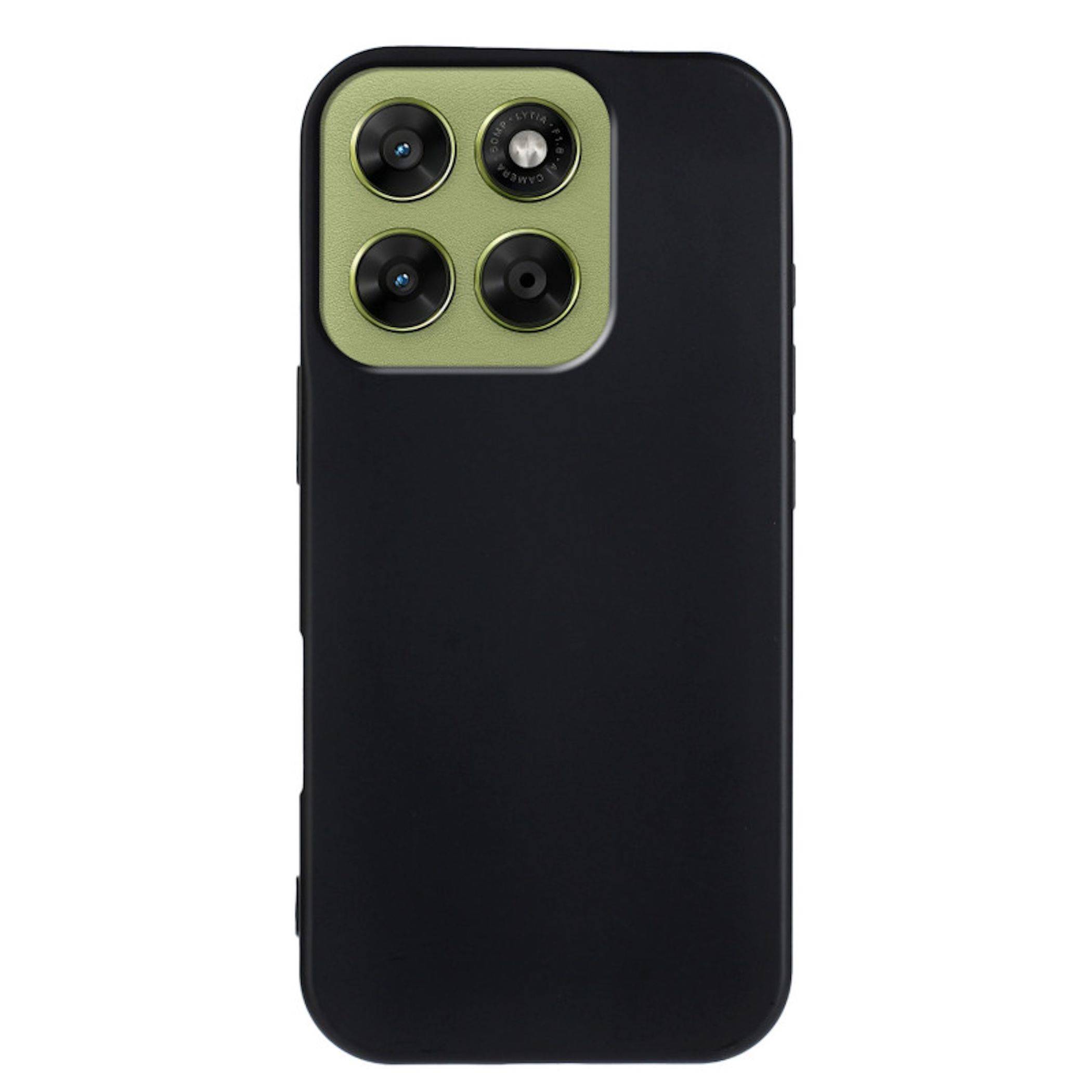 Handyhülle für Motorola Moto G67 / Moto G77 Silikon TPU Dünn Stoßfest Schwarz-0