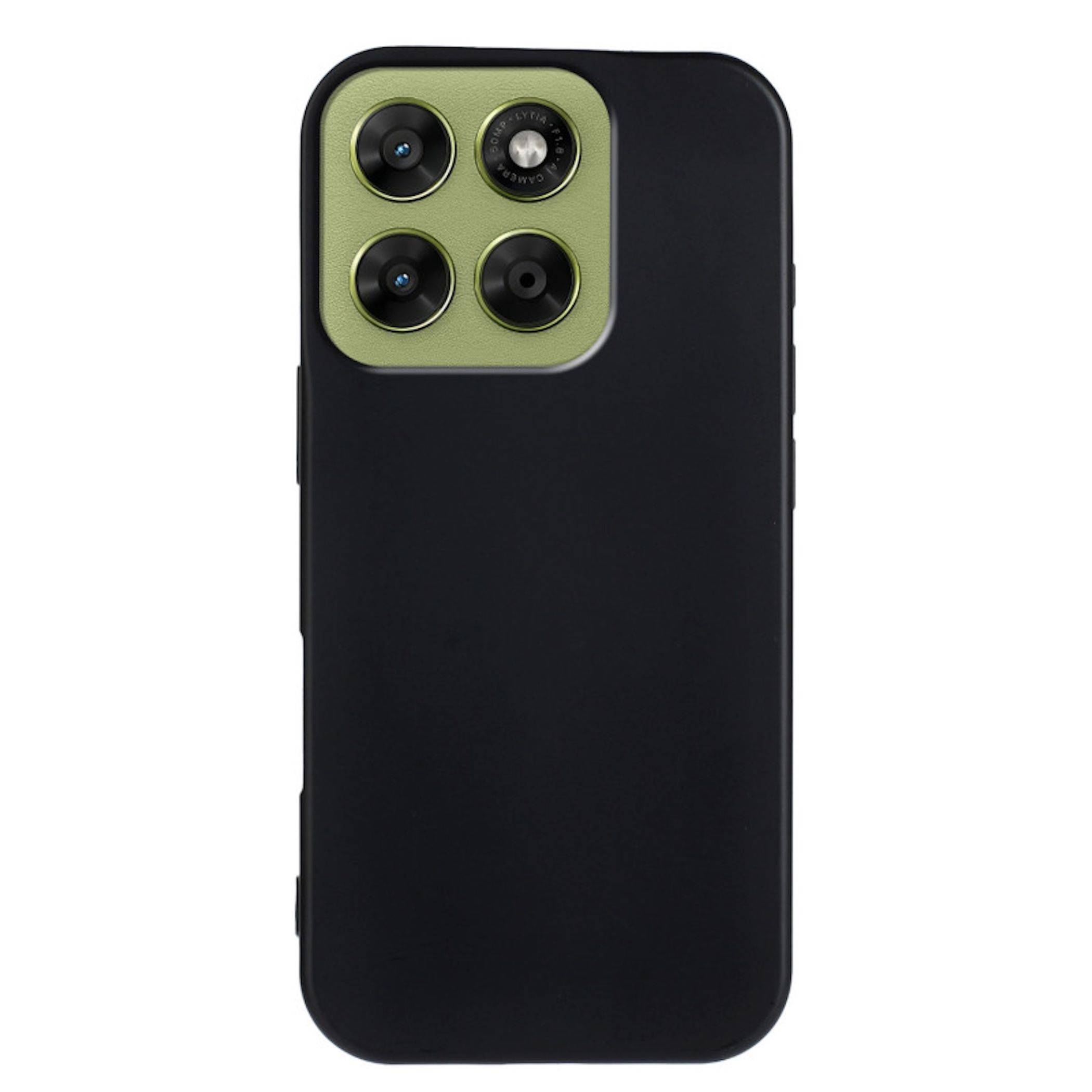 Handy Hülle + 9H Schutzglas für Motorola Moto G67 / Moto G77 TPU Set Schwarz-4