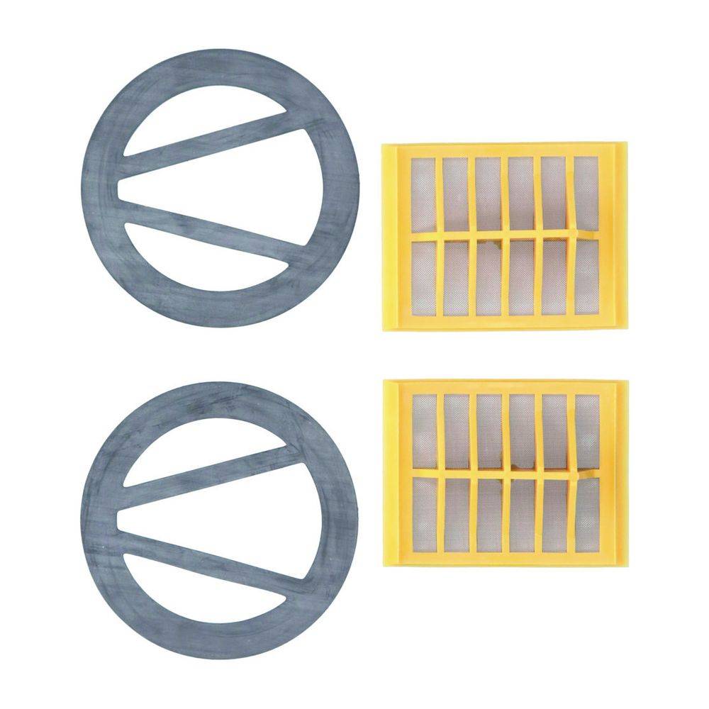 Judo 2x Sieb 320um und Dichtung für JRSF 1 1/2" - 2", Ersatzteilset, 2030204-0