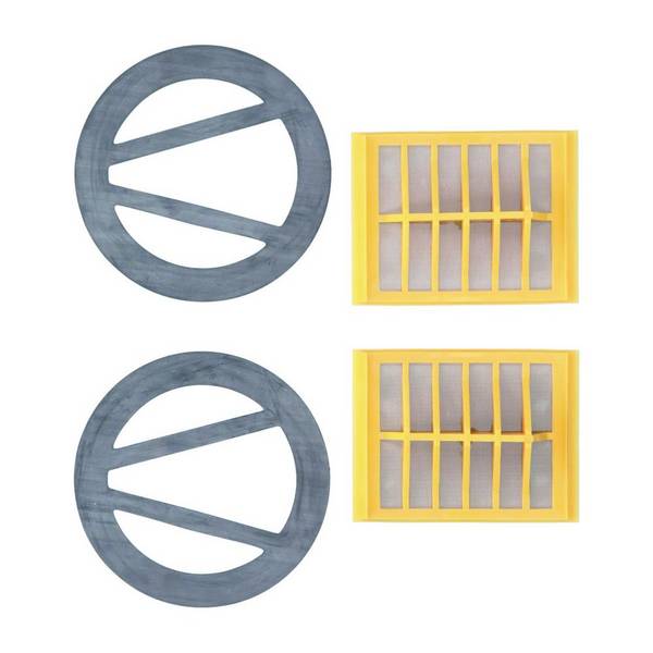 Judo 2x Sieb 320um und Dichtung für JRSF 1 1/2" - 2", Ersatzteilset, 2030204