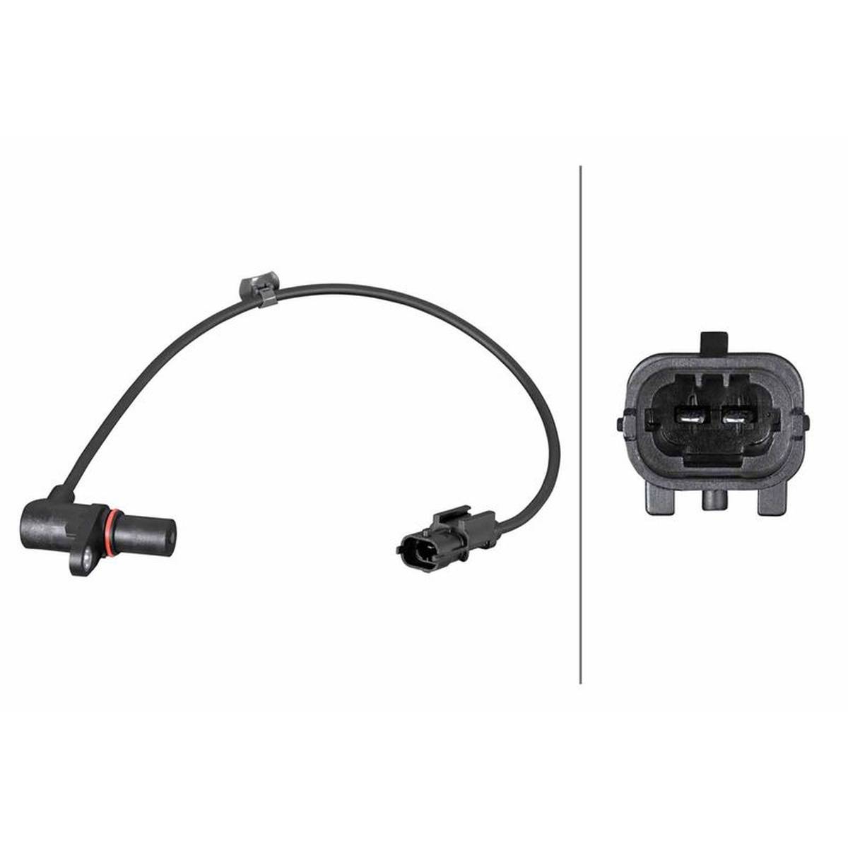 Impulsgeber Kurbelwelle Induktivsensor 2-polig HELLA für HYUNDAI i10-1