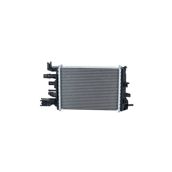 Kühler Motorkühlung Kühlrippen gelötet 280 - 210 mm Alu NRF für u.a. DACIA LOGAN