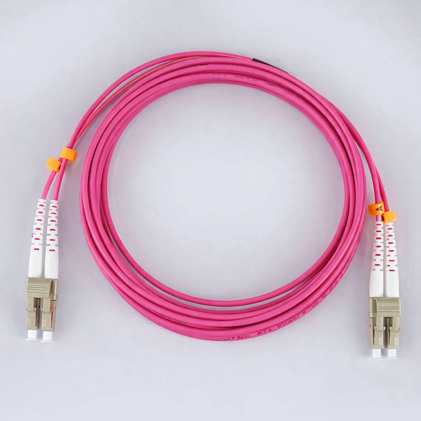 hb-digital LWL Patchkabel OM4 LC-LC (UPC) 50/125µm 1m violett-1